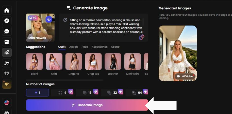 Krok 5 Kliknite na tlačidlo Generovať obrázok