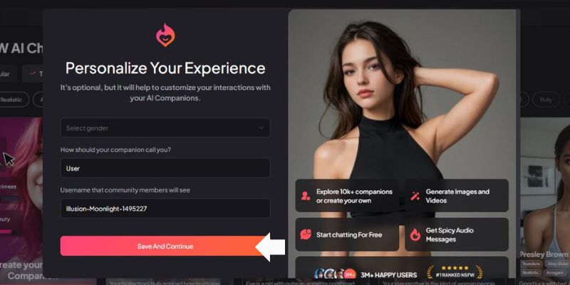 Krok 6 Kliknite na Uložiť a pokračovať